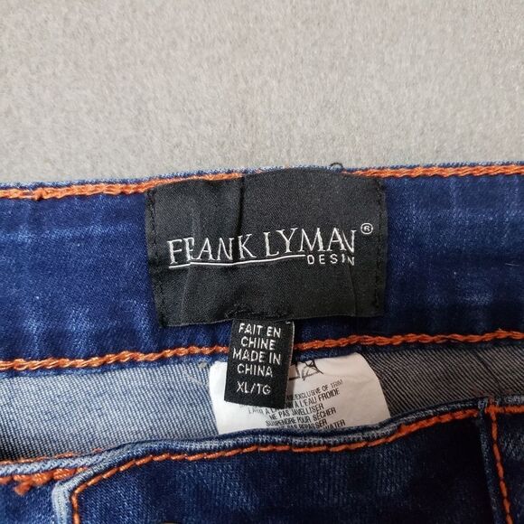 Frank Lyman Skinny Jeans Distressed Look XL - Picture 8 of 11